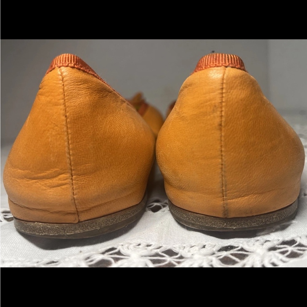 Prada Women's Vibrant Orange and Pink Flats - Picture 5 of 7